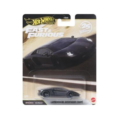HOT WHEELS PREMIUM - FAST & FURIOUS: LAMBORGHINI AVENTADOR COUPE - JHW77