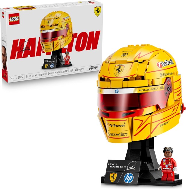 LEGO® EDITIONS: SCUDERIA FERRARI HP LEWIS HAMILTON HELMET