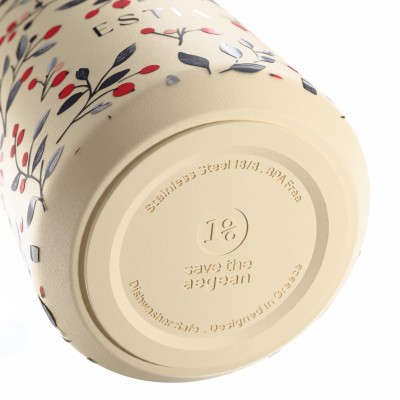 ESTIA ΘΕΡΜΟΣ FLOW SAVE THE AEGEAN 500ml BLOOM BEIGE