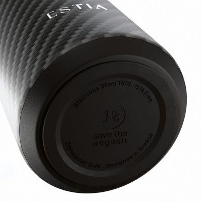 ESTIA ΘΕΡΜΟΣ FLOW SAVE THE AEGEAN 500ml CARBON FIBRE