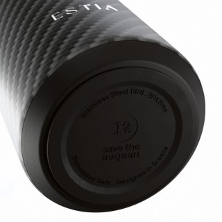 ESTIA ΘΕΡΜΟΣ FLOW SAVE THE AEGEAN 500ml CARBON FIBRE