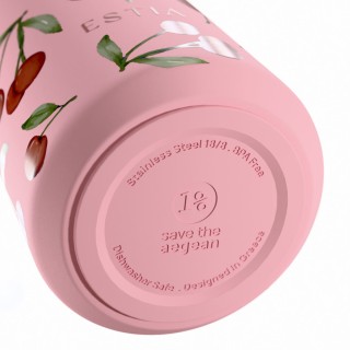 ESTIA ΘΕΡΜΟΣ FLOW SAVE THE AEGEAN 500ml CHERRY ROSE