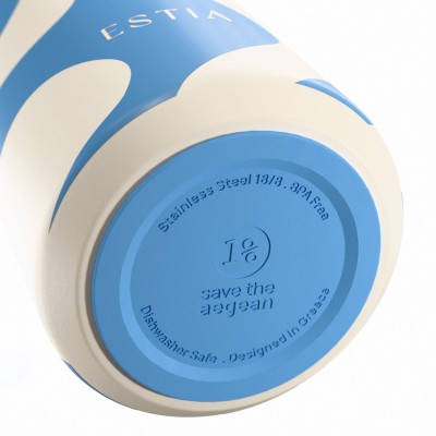 ESTIA ΘΕΡΜΟΣ FLOW SAVE THE AEGEAN 500ml OCEAN WAVES