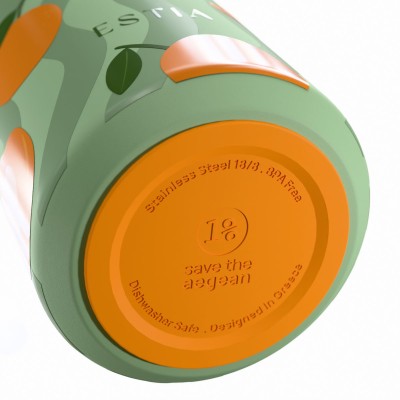 ESTIA ΘΕΡΜΟΣ FLOW SAVE THE AEGEAN 500ml PEACH GARDEN