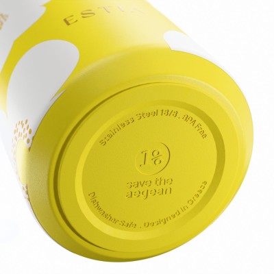 ESTIA ΘΕΡΜΟΣ FLOW SAVE THE AEGEAN 500ml YELLOW DAISY