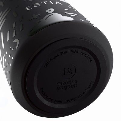 ESTIA ΘΕΡΜΟΣ LENS SAVE THE AEGEAN 360ml NOIR ECHO