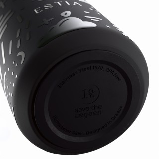ESTIA ΘΕΡΜΟΣ LENS SAVE THE AEGEAN 360ml NOIR ECHO