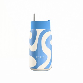 ESTIA ΘΕΡΜΟΣ LENS SAVE THE AEGEAN 360ml OCEAN WAVES