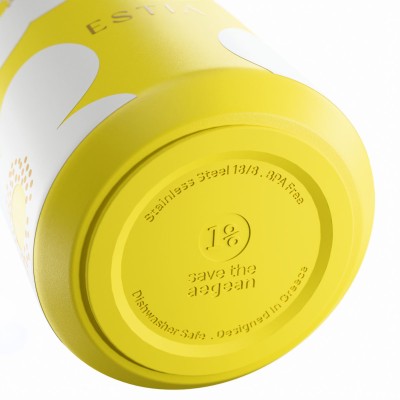 ESTIA ΘΕΡΜΟΣ LENS SAVE THE AEGEAN 360ml YELLOW DAISY
