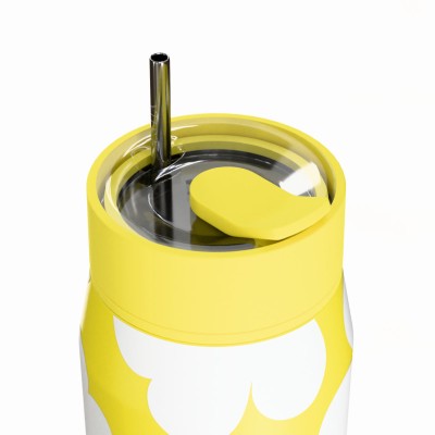 ESTIA ΘΕΡΜΟΣ LENS SAVE THE AEGEAN 360ml YELLOW DAISY