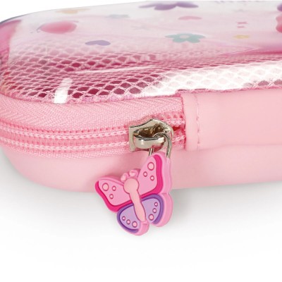 Legami Milano Κασετίνα Σκληρή με 1 Θήκη Ροζ ''Butterfly'' PCR0008