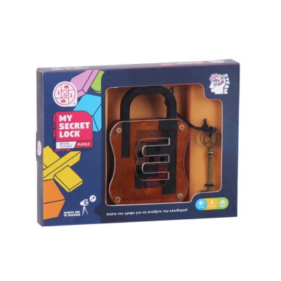 Mi Toys My Secret Lock Ξύλινος Γρίφος για 6+ Ετών MT7757