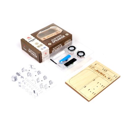 Mathv Bluetooth Speaker DIY Ξύλινο Ηχείο με Οδηγίες Συναρμολόγησης WWM-003