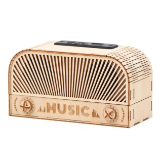 Mathv Bluetooth Speaker DIY Ξύλινο Ηχείο με Οδηγίες Συναρμολόγησης WWM-003