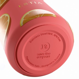 ESTIA ΘΕΡΜΟΣ PULSE SAVE THE AEGEAN 500ml ORANGE POP