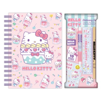 BlueSky Hello Kitty Bumper Stationery Set – Cupcake Σετ Γραφικής Ύλης HK704584