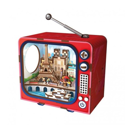 Mathv Vintage TV: Paris Nourishes The Soul DIY Ξύλινο Φωτιστικό WWT-004
