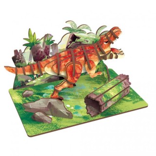 Mathv Artistic Dino: Tyrannosaurus DIY Ξύλινη Φιγούρα WWA-002