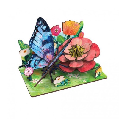 Mathv Artistic Insect: Butterfly DIY Ξύλινο Διακοσμητικό WWA-006