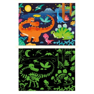 Mathv Glow in the Dark: The Night Of The Missing Roar Puzzle JS-025