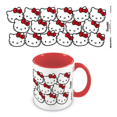 Pyramid International Hello Kitty (Many Kittys) Λευκή/Κόκκινη Κούπα MGC2401865C