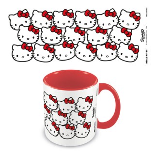 Pyramid International Hello Kitty (Many Kittys) Λευκή/Κόκκινη Κούπα MGC2401865C