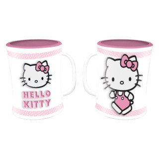 Pyramid International Hello Kitty (Pink) Emboss Large Mug Λευκή/Ροζ Κούπα GP2401968