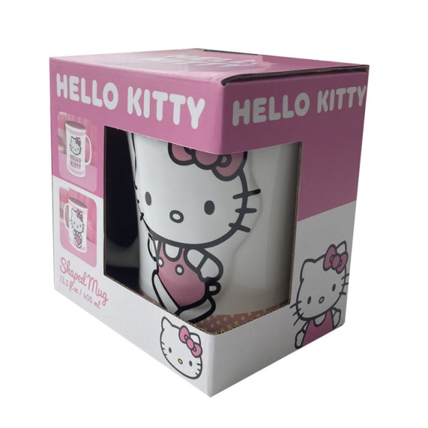 Pyramid International Hello Kitty (Pink) Emboss Large Mug Λευκή/Ροζ Κούπα GP2401968