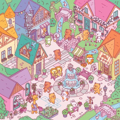 Mathv Cosy Sticker Worlds: Village Vibes KAL-55
