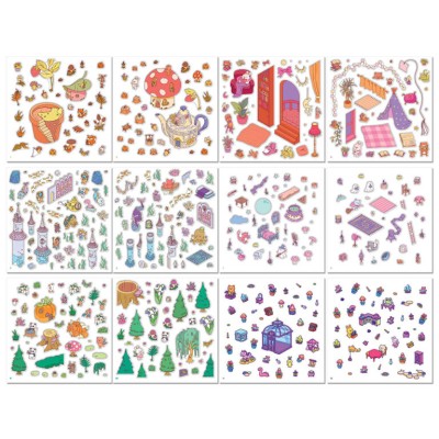 Mathv Cosy Sticker Worlds: Magical Whimsy KAL-56
