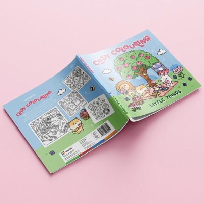 Mathv Art Maker Cosy Colouring: Little Things Colouring Book KAL-40