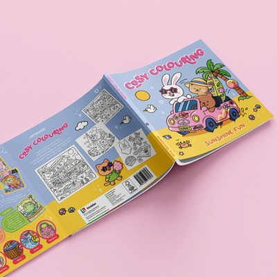 Mathv Art Maker Cosy Colouring: Sunshine Fun Colouring Book KAL-42