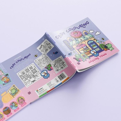 Mathv Art Maker Cosy Colouring: Around Town Colouring Book KAL-39