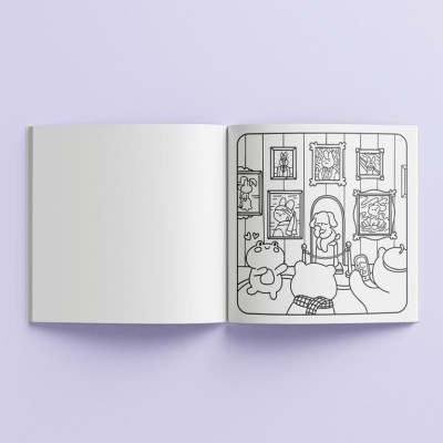 Mathv Art Maker Cosy Colouring: Around Town Colouring Book KAL-39