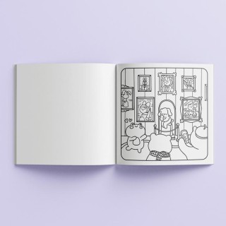 Mathv Art Maker Cosy Colouring: Around Town Colouring Book KAL-39
