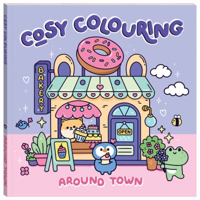 Mathv Art Maker Cosy Colouring: Around Town Colouring Book KAL-39