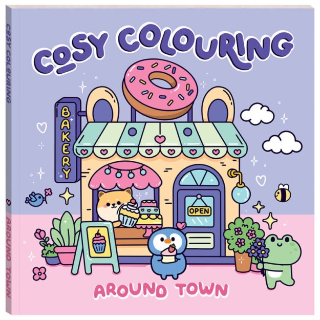 Mathv Art Maker Cosy Colouring: Around Town Colouring Book KAL-39