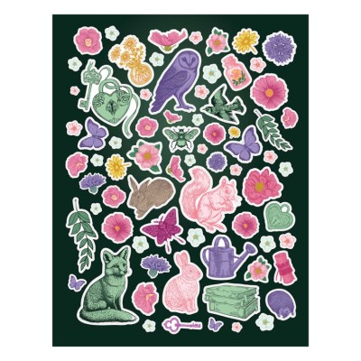 Mathv Art Maker Sticker Colouring Book: Secret Garden KAL-44