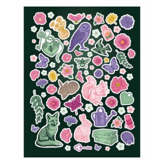 Mathv Art Maker Sticker Colouring Book: Secret Garden KAL-44