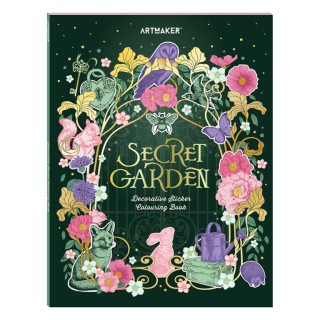 Mathv Art Maker Sticker Colouring Book: Secret Garden KAL-44