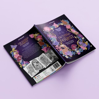 Mathv Art Maker Sticker Colouring Book: Enchanted Forest KAL-43