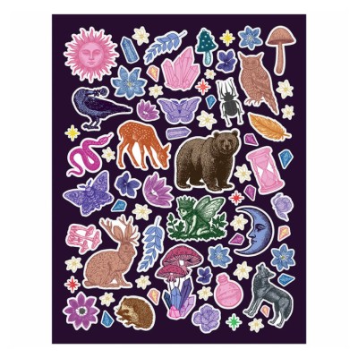 Mathv Art Maker Sticker Colouring Book: Enchanted Forest KAL-43