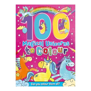 Mathv Mega Colouring 100: 100 Magical Unicorns to Colour MEG-14
