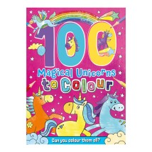 Mathv Mega Colouring 100: 100 Magical Unicorns to Colour MEG-14