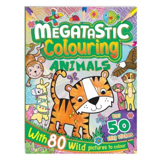 Bookoli Megatastic Colouring: Animals Colouring Book MEG-9