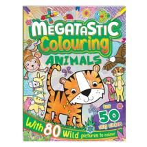 Bookoli Megatastic Colouring: Animals Colouring Book MEG-9