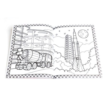 Bookoli Megatastic Colouring: Vehicles Colouring Book MEG-10