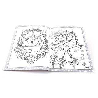 Bookoli Megatastic Colouring: Unicorns Colouring Book MEG-12