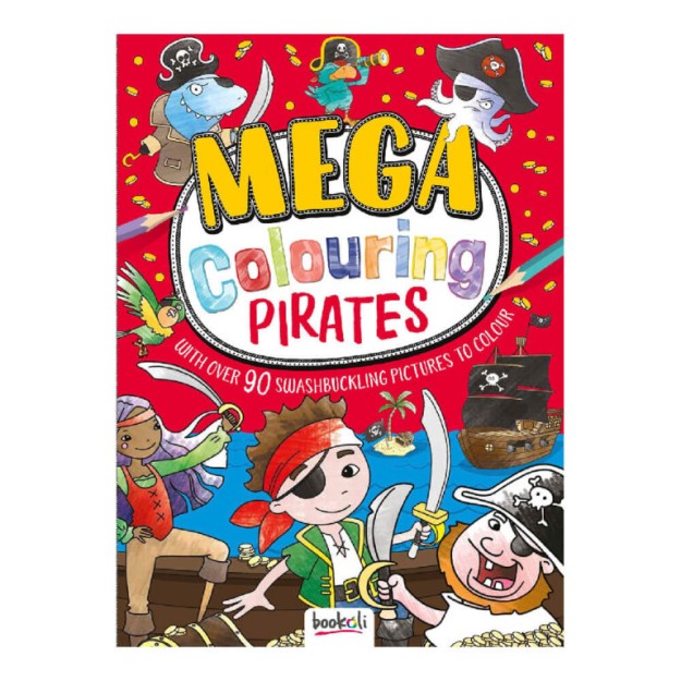 Bookoli Mega Colouring 5: Pirates Colouring Book MEG-6