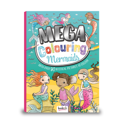 Bookoli Mega Colouring: Mermaids Colouring Book MEG-2